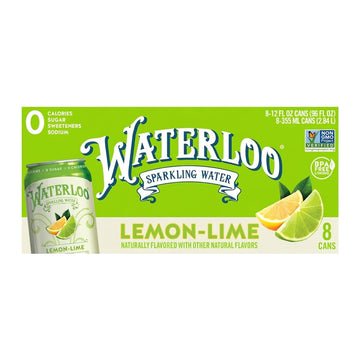Waterloo Sparkling Water Lemon-Lime 355ml