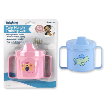 Baby King Twin Handle Spill-Proof Cup 8oz