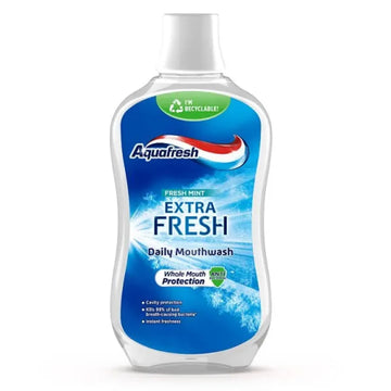 Aquafresh Fresh Mint Mouthwash 500ml