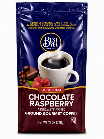 Best Yet Chocolate Raspberry Flavored Ground Gourmet Coffee, 12 Oz (340 G)