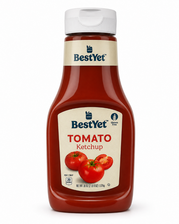 Bestyet Tomato Ketchup 1.07Kg: Rich and Classic Taste, 20 Calories per Serving