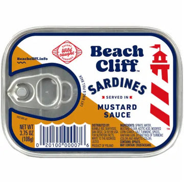 Beach Cliff Sardines in Mustard Sauce 106g