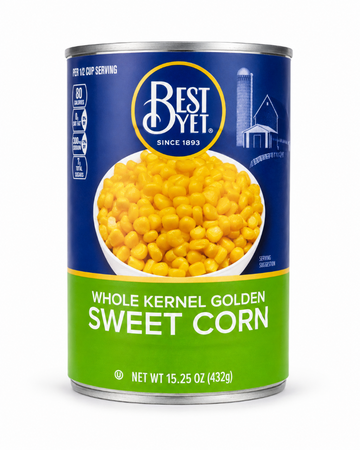 Best Yet Whole Kernel Super Sweet Corn, 432 g Can