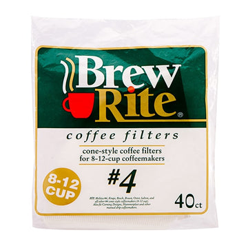 Brew Rite Coffee Filters #4 40CT