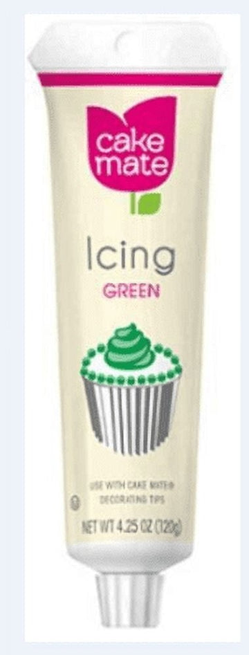Cake Mate Green Decorating Icing with 2 Tips, 4.25 oz