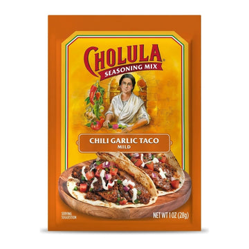 Cholula Chili Garlic Taco Seasoning Mix, 1 oz