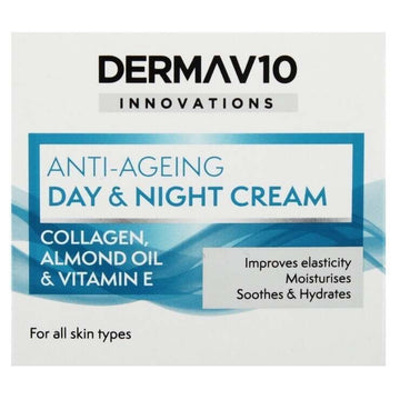 Derma V10 Anti Ageing Day & Night Cream 50ml