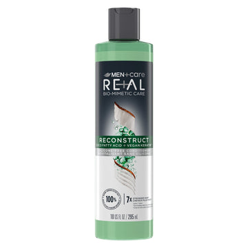 Dove Men+Care Real Bio-Mimetic Reconstruct Conditioner with Coco Fatty Acid and Vegan Keratin, 295ml