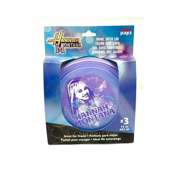 Disney Hannah Montana Snack Container 3CT