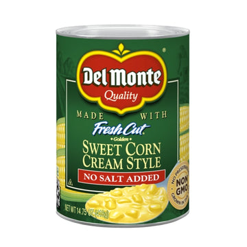 Del Monte Sweet Corn Cream Style No Salt Added 418g