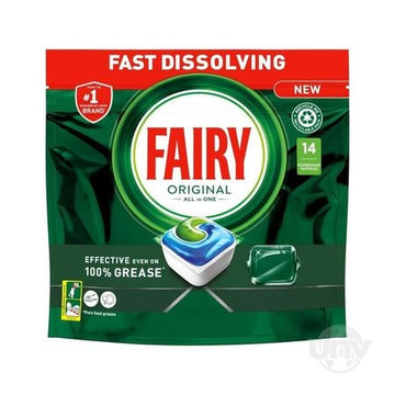 Fairy Original All In One 14 Dishwasher Capsules