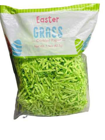 Easter Grass Crinkled Paper Basket Filler, 42.5 G