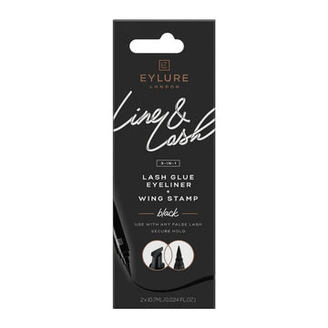 EYLURE LONDON Line Lash Wing Stamp 3in1 Black 0.7ml