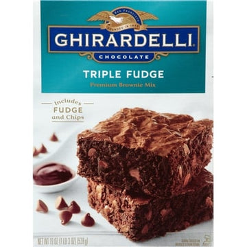 Ghirardelli Triple Fudge Brownie Mix 538g
