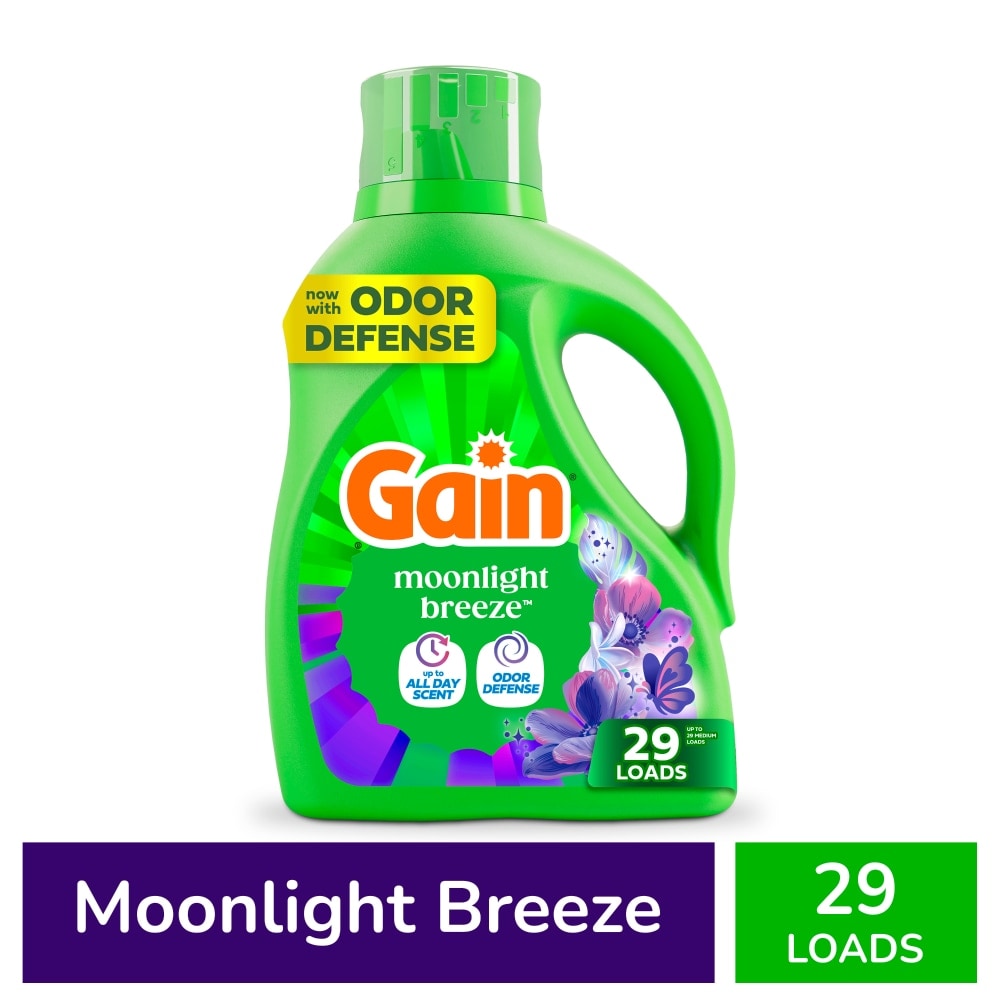 Gain Liquid Detergent, Moonlight Breeze, 46 fl oz