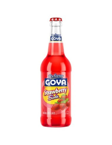 Goya Strawberry Soda, 12 oz (355ml)