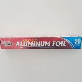 Home Smart Heavy Duty Aluminum Foil, 50 Ft