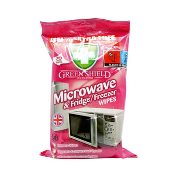 Green Shield Microwave & Fridge Wipes 70 Sheets