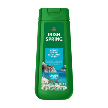 IRISH SPRING BODY WASH FOR MEN ACTIVE SCRUB 591ML