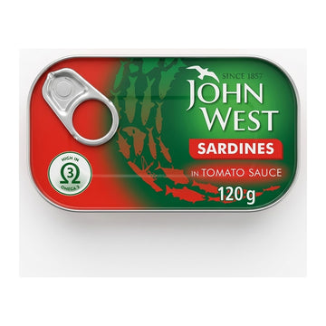 John West Sardines in Tomato Sauce 120g