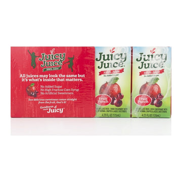 Juicy Juice Fruit Punch 100% Juice 8-Pack 1L