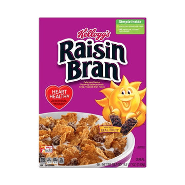 Kellogg's Raisin Bran Breakfast Cereal 558g