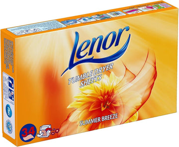 Lenor Summer Breeze Tumble Dryer Sheets 34 Count