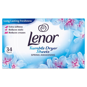 Lenor Spring Awakening Tumble Dryer Sheets 34 Sheets