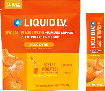 Liquid I.V. Hydration Multiplier +Immune Support Tangerine 16g
