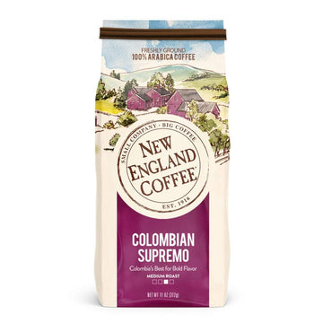 New England Coffee Colombian Supremo Medium Roast Ground Coffee 312g