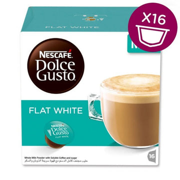 Nescafé Dolce Gusto Flat White Coffee Capsules 160g (16 Capsules)