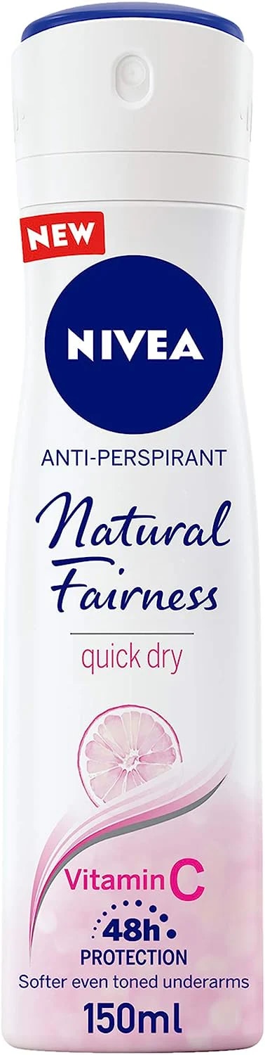 Nivea Natural Fairness Deodorant Spray 150ml