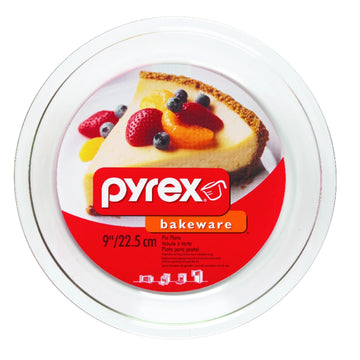 Pyrex Pie Plate Clear Glass 9-In