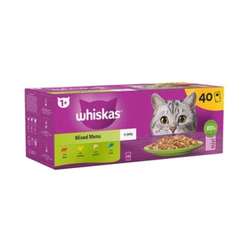 Whiskas Mixed Menu in Jelly Wet Cat Food 40 x 85g (3.4kg)