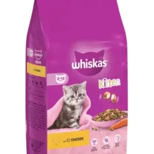 Whiskas Kitten Dry Cat Food Chicken Flavor 1.9kg