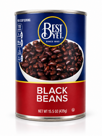 BEST YET BLACK BEANS 439G