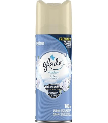 Glade Clean Linen Air Freshener Spray 180ml