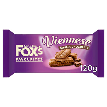 Fox's Viennese Double Chocolate Biscuits 120g