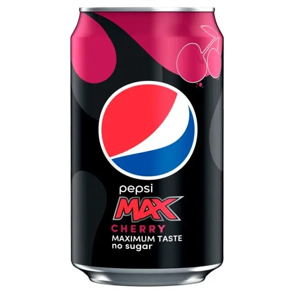 Pepsi Max Cherry 330ml Can