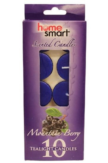 Home Smart Mountain Berry Tealight Candles 10 CT