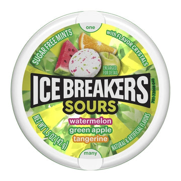 Ice Breakers Fruit Sours Sugar Free Mints 42g