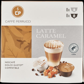 Caffé Perrucci Latte Caramel Coffee Capsules 164g