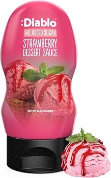 Diablo Sugar Free Strawberry Sauce 355g