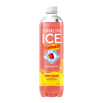 Sparkling Ice Starburst Watermelon Sparkling Water, 17 fl oz