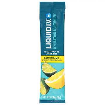 Liquid I.V. Hydration Multiplier Lemon Lime Electrolyte Drink Mix 13g