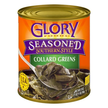 Glory Foods Seasoned Southern Style Collard Greens 27 oz (765g)