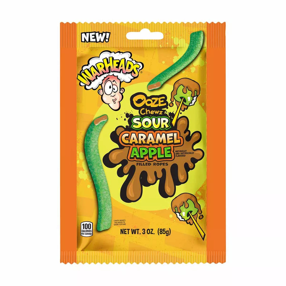 Warheads Ooze Chewz Sour Apple 3 oz