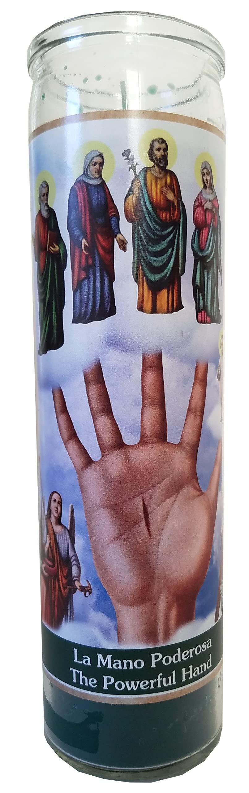 The Powerful Hand Religious Candle