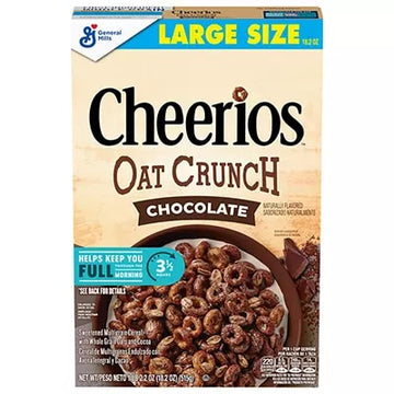 Cheerios Oat Crunch Chocolate Cereal 18.2 oz