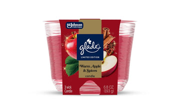 Glade Warm Apple & Spices Scented Candle 193g
